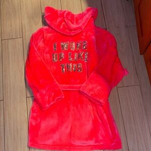 2015 EXTREMELY RARE VICTORIAS SECRET PINK BLING “I WOKE UP LIKE THIS” ROBE